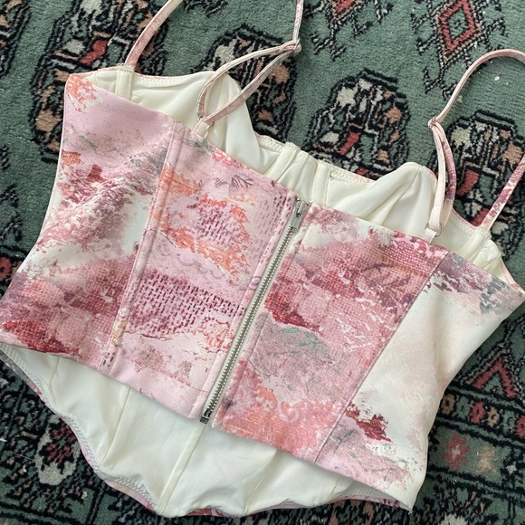 White Fox Australia In The Morning Bustier in Primrose Pink - Picture 5 of 8